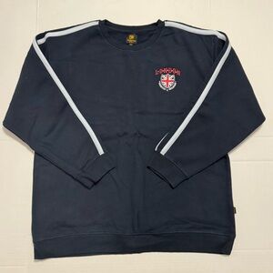 Five Star Women's Navy Sweatshirt with White Stripes